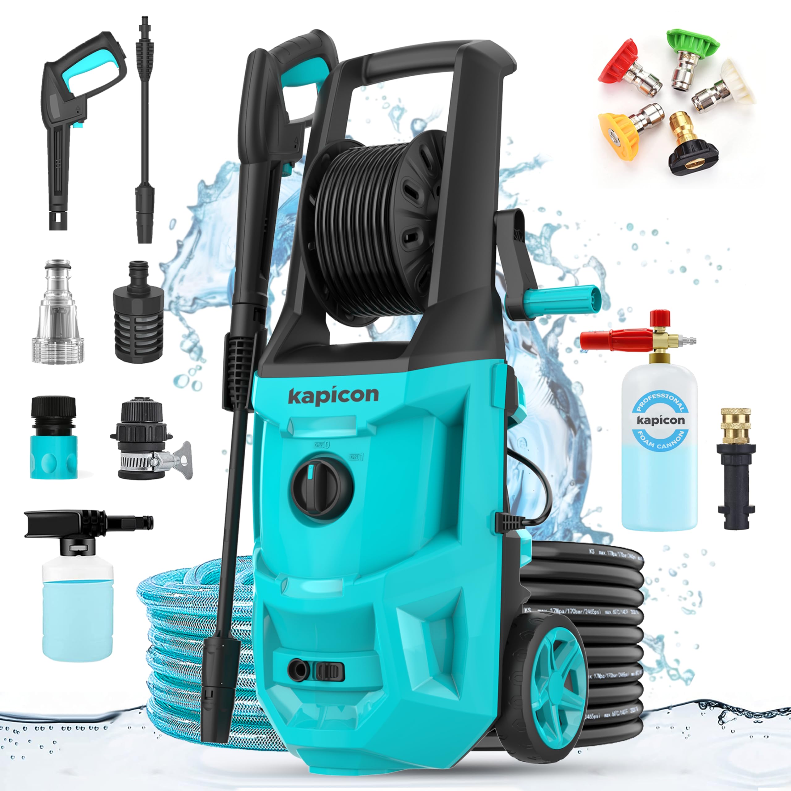 Kapicon KP-60X Portable High Pressure Car Washer Machine for